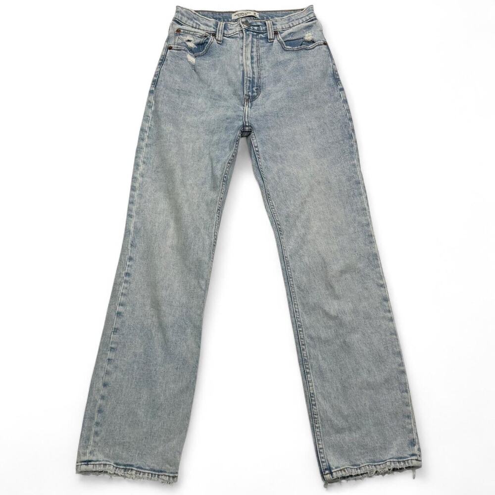 Abercrombie & Fitch The Ankle Straight Ultra High Rise Jeans Size 26 size 2